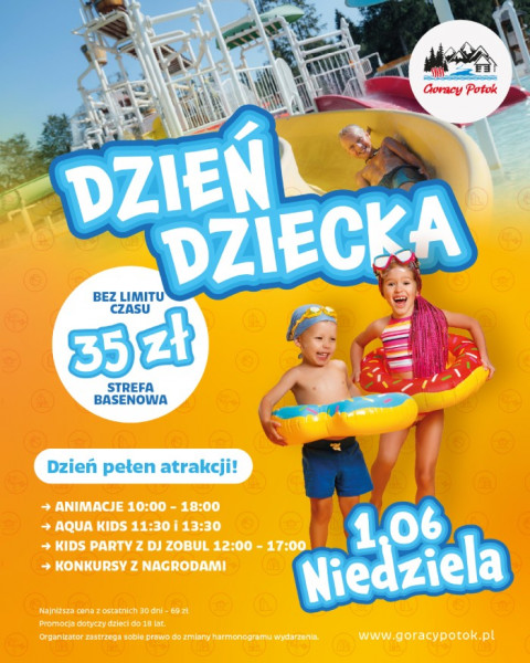 Dzień dziecka w Termach Gorący Potok