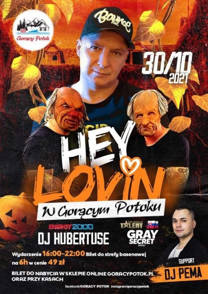 Halloween z Dj Hubertusem oraz Gray Secret Show