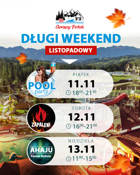 Listopadowy weekend!