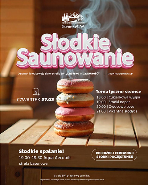 Tłusty czwartek w Termach Gorący Potok