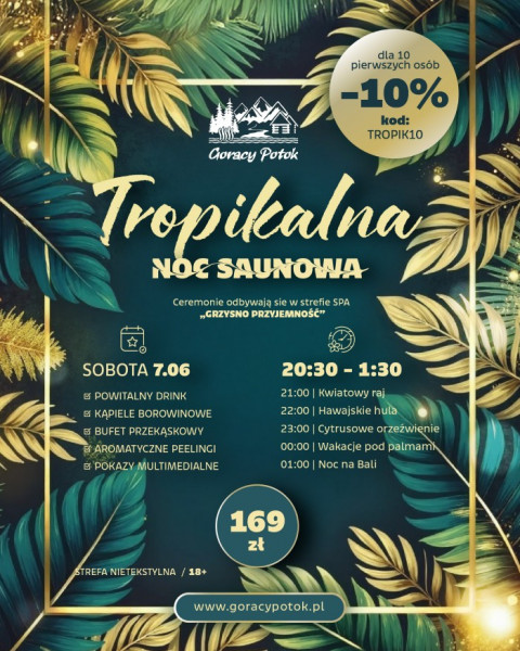 Tropikalna Noc Saunowa
